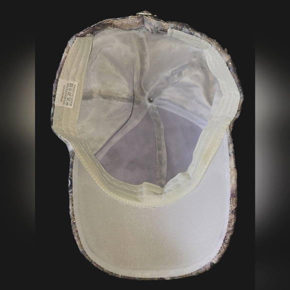 KISS Hat/ Baseball Cap Adjustable. Clear & Multi Colored Rhinestones - Picture 4 of 6